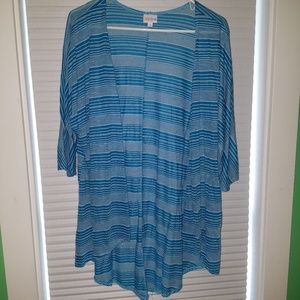 Sheer blue lularoe Lindsey